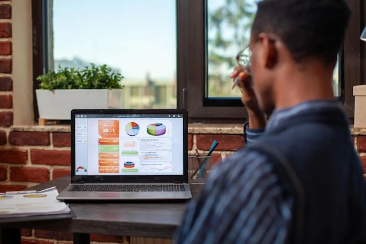 Reviewing website performance data during an SEO audit