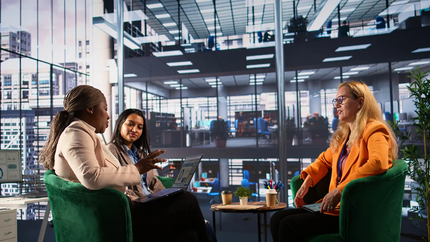 B2B professionals in a meeting