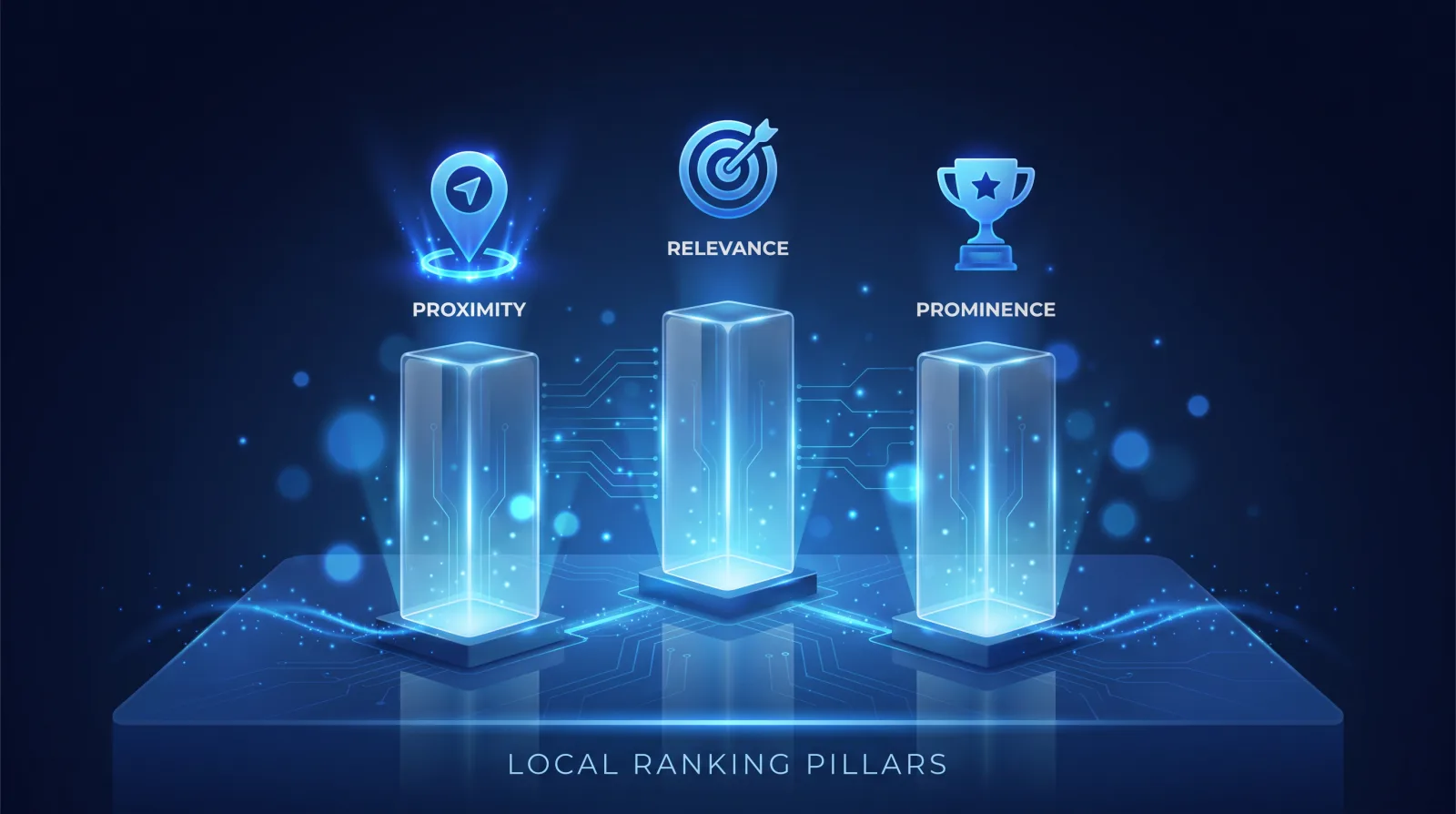The three pillars of local ranking for Birmingham: proximity, relevance and prominence