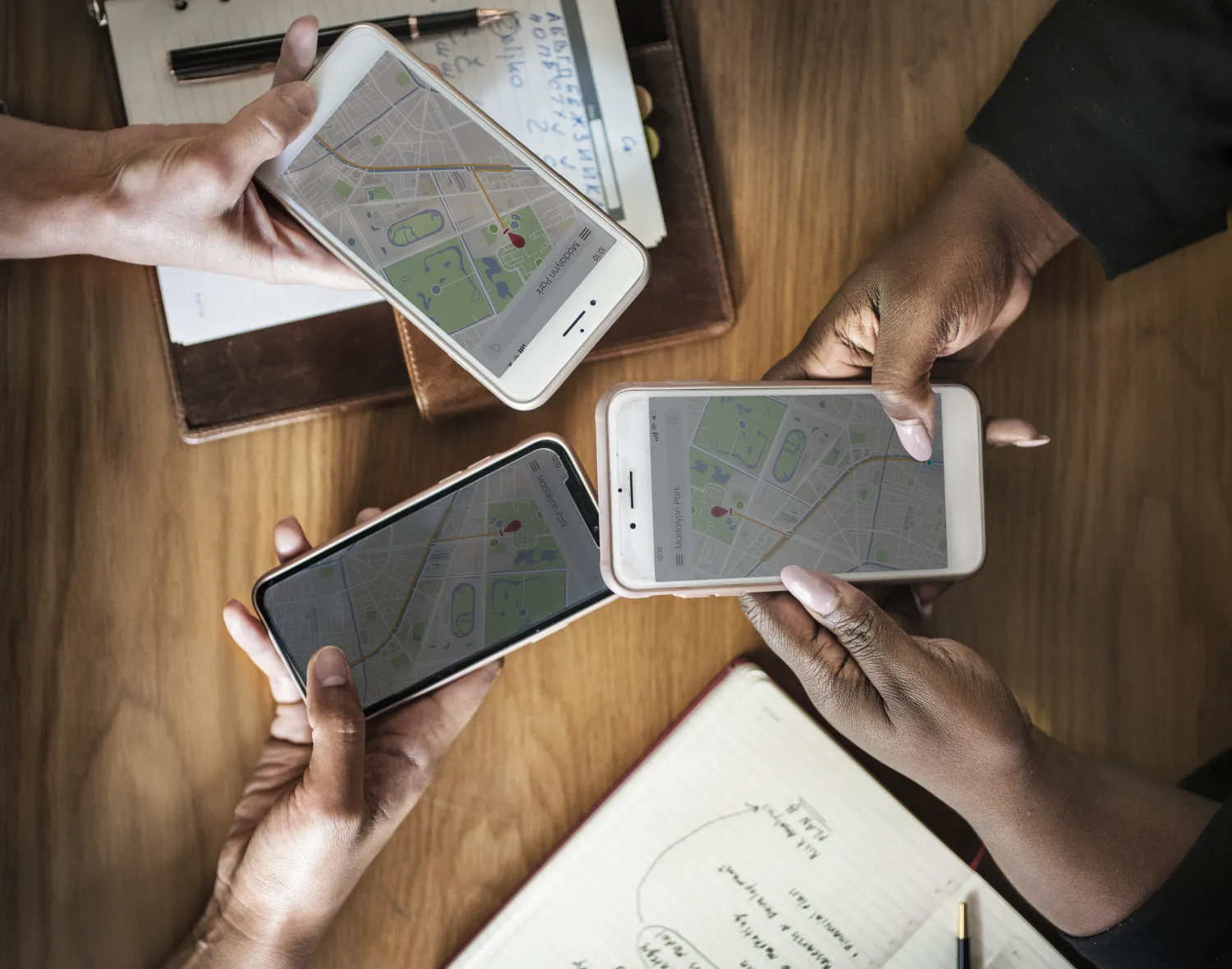 People searching for a local business on their phones